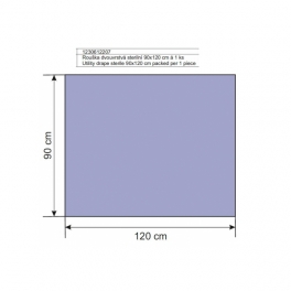 Rouška dvouvrstvá 90x120cm á1ks, sterilní Rouška dvouvrstvá 90x120cm á1ks, sterilní