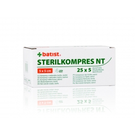 STERILKOMPRES NT 5x5cm 25x5ks /4vr.