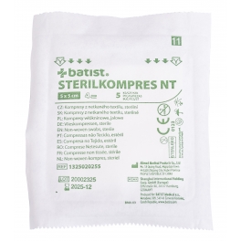 STERILKOMPRES NT 5x5cm 100x5ks /4vr. /nemoc.bal./ STERILKOMPRES NT 5x5cm 100x5ks /4vr. /nemoc.bal./