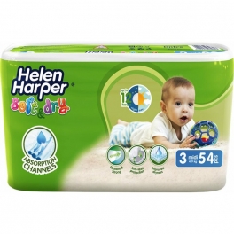 Plenky dětské Midi 6-10 kg SOFT and DRY, 54 diapers