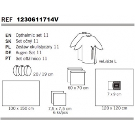 Set oční 11 sterilní