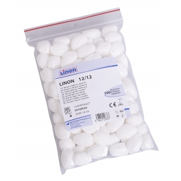 LINON tampon stáčený 12/12,nesterilní LINON tampon stáčený 12/12,nesterilní