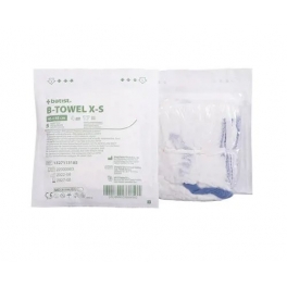 B-TOWEL X-S bř.rouška 45x45,17n/4v, RTG páska, tkanice, předepr., vázaný á5ks