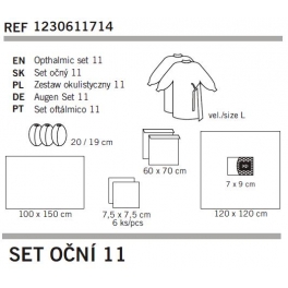 Set oční 11 sterilní
