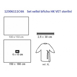 Set velké břicho - HK VET sterilní
