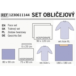 Set obličejový sterilní