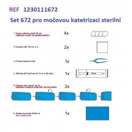 Set 672 pro močovou katetrizaci sterilní