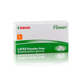 FLOWER Rukavice vyš. latex. nepudr. L á 100ks