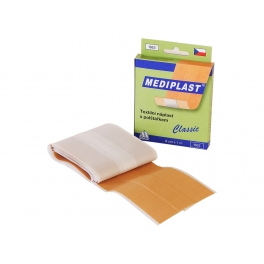 Náplast textilní s polštářkem 8cmx1m MEDIPLAST Náplast textilní s polštářkem 8cmx1m MEDIPLAST